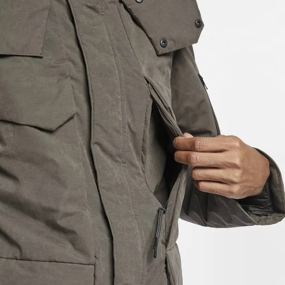 Nike sportswear’s tech pack down fill hooded parka jacket - Picture 4 of 11